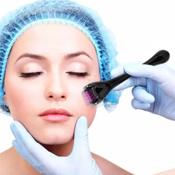 Derma Roller Titanium Mezoroller 0.5mm Microneedle For Facial Skin Care Hair-loss Treatment Tool